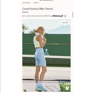 Free People Movement - Bike Shorts NWT